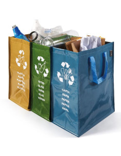SET 3 PZ CONTENITORE  RICICLA BAG