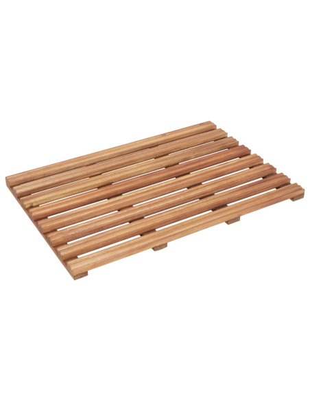 Pedane da Bagno 2 pz in Legno Massello d'Acacia 56x37 cm