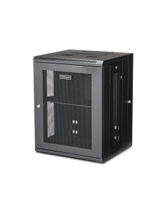 StarTech.com Armadio per Server Rack Montabile a Parete 15U - Armadio a Cerniera fino a 20" (50cm) di profondità