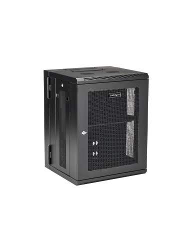 StarTech.com Armadio per Server Rack Montabile a Parete 15U - Armadio a Cerniera fino a 20" (50cm) di profondità