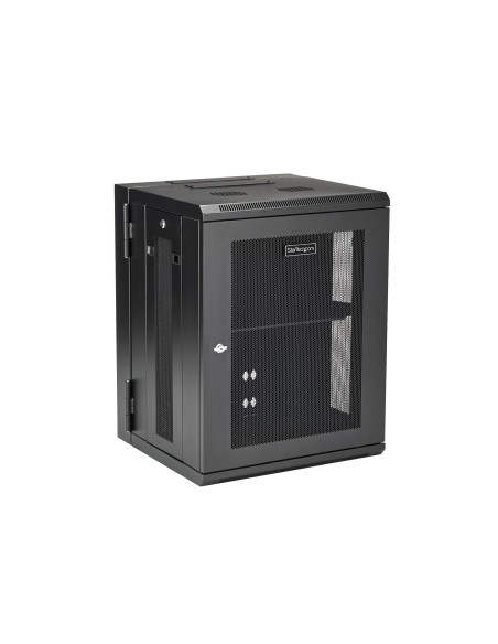 StarTech.com Armadio per Server Rack Montabile a Parete 15U - Armadio a Cerniera fino a 20" (50cm) di profondità