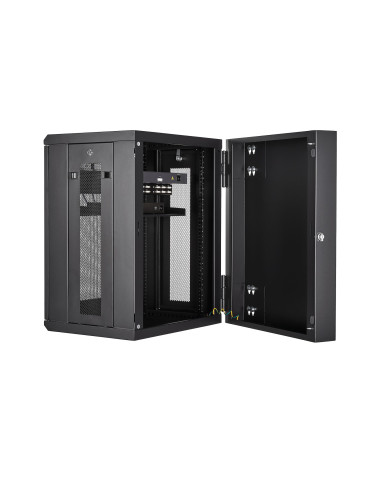 StarTech.com Armadio per Server Rack Montabile a Parete 15U - Armadio a Cerniera fino a 20" (50cm) di profondità