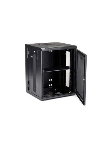 StarTech.com Armadio per Server Rack Montabile a Parete 15U - Armadio a Cerniera fino a 20" (50cm) di profondità