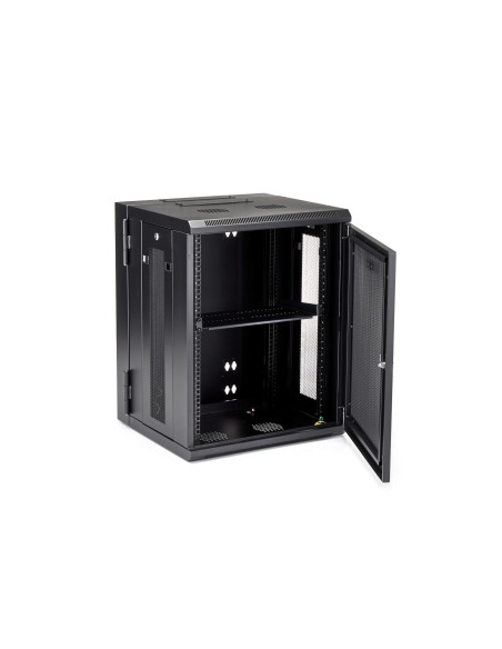 StarTech.com Armadio per Server Rack Montabile a Parete 15U - Armadio a Cerniera fino a 20" (50cm) di profondità