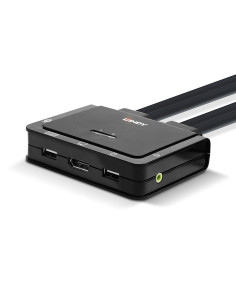 Lindy 42346 switch per keyboard-video-mouse (kvm) Nero
