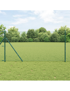 Palo della recinzione Verde 10 x 1,2 m (rete 40 x 40 mm)