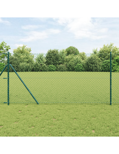 Palo della recinzione Verde 10 x 1,2 m (rete 40 x 40 mm)