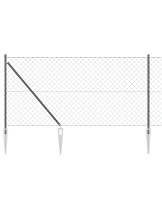Palo della recinzione Grigio 10 x 1 m (rete 60 x 60 mm)