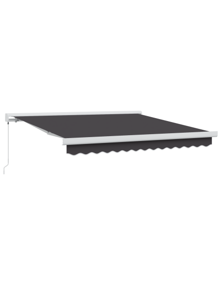 Tenda retrattile manuale antracite 300x250 cm
