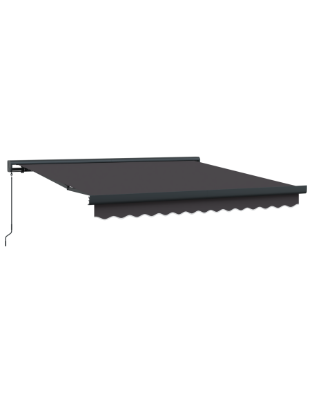 Tenda Manuale Retrattile Antracite 300x250 cm