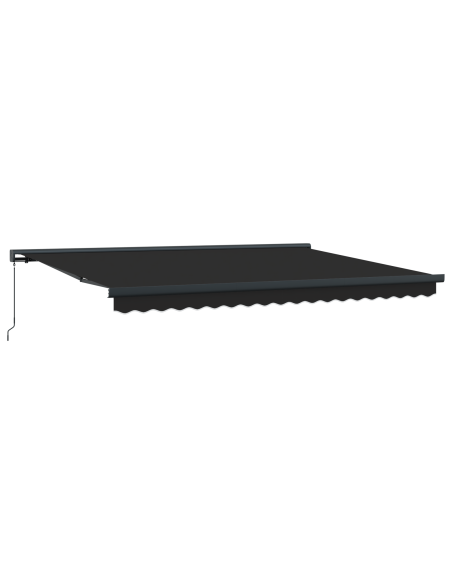 Tenda Retrattile Manuale Antracite 450x300 cm