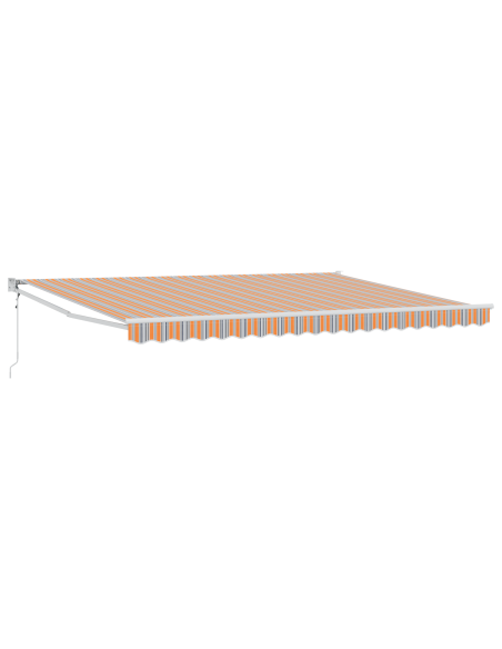 Tenda Retrattile Automatica Rigata Multicolore 450x300 cm