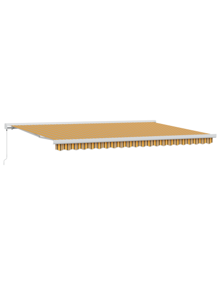 Tenda Retrattile Manuale Righe Colorate 500x300 cm
