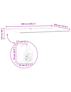 Tenda Retrattile arancione e marrone 600 × 350 cm Tessuto