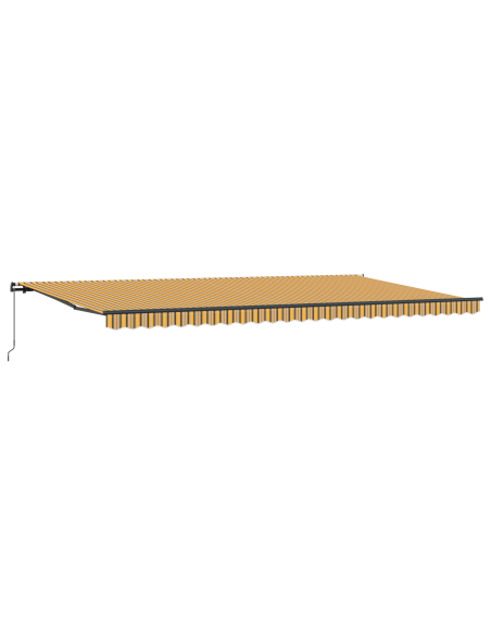 Tenda Retrattile Manuale Strisce Multicolore 600x350 cm
