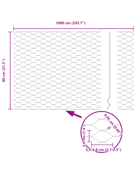 Pali di Recinzione  5 pz U-Channel 80 cm Acciaio Galvanizzato