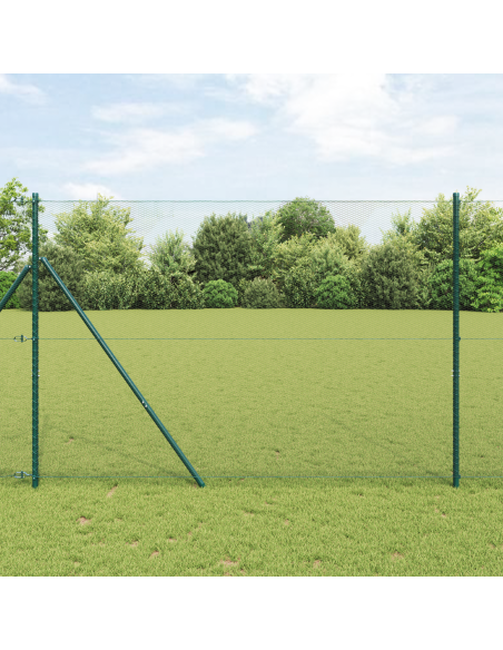 Palo della recinzione Verde 50 x 1,5 m (rete da 13 mm)