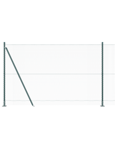 Palo della recinzione Verde 50 x 1,5 m (rete da 13 mm)
