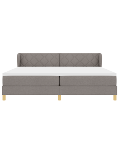 Letto a molle con materasso Talpa 200 x 200 cm Tessuto 2