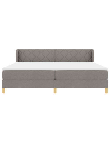 Letto a molle con materasso Talpa 200 x 200 cm Tessuto