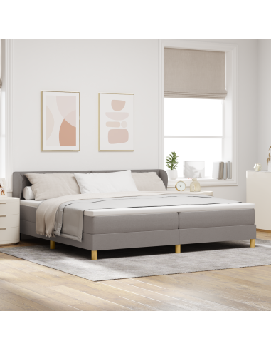 Letto a molle con materasso Talpa 200 x 200 cm Tessuto