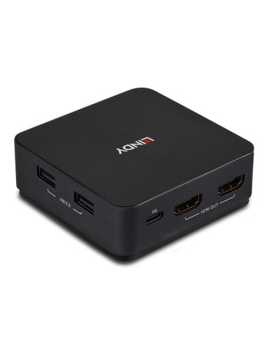 Lindy 42321 switch per keyboard-video-mouse (kvm) Grigio