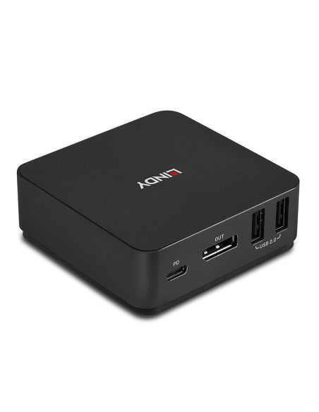 Lindy 42320 switch per keyboard-video-mouse (kvm) Grigio