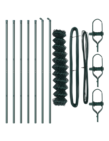 Palo della recinzione Verde 10 x 1,2 m (rete 40 x 40 mm)