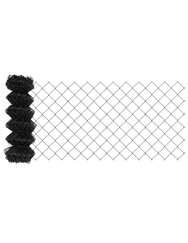 Palo della recinzione Grigio 25 x 0,8 m (rete 40 x 40 mm)