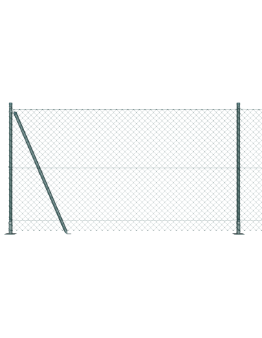 Palo della recinzione Verde 10 x 1,2 m (rete 40 x 40 mm)