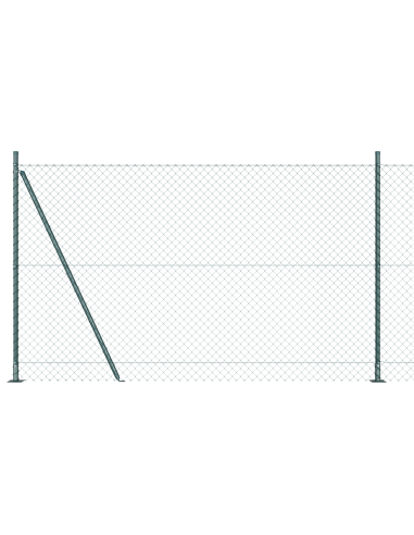 Palo della recinzione Verde 10 x 1,4 m (rete 40 x 40 mm)