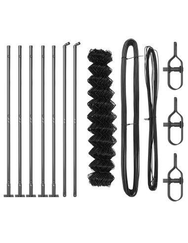 Palo della recinzione Grigio 10 x 1 m (rete 60 x 60 mm)