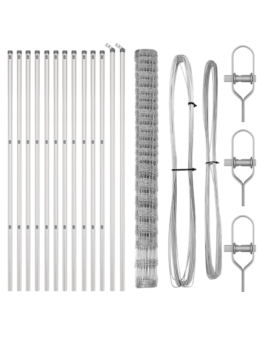 Palo della recinzione Zincato 25 x 1,6 m Acciaio
