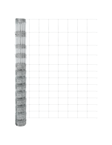 Recinzione da Campo  1.5x25 m Acciaio Galvanizzato