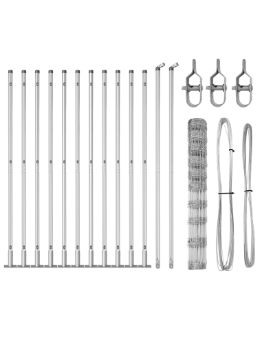 Palo della recinzione Zincato 25 x 1,2 m Acciaio