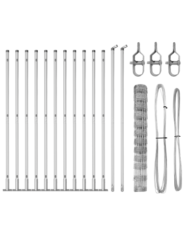Palo della recinzione Zincato 25 x 1,2 m Acciaio