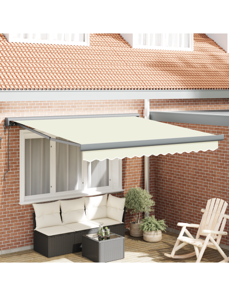 Tenda Retrattile Automatica Panna 300x250 cm