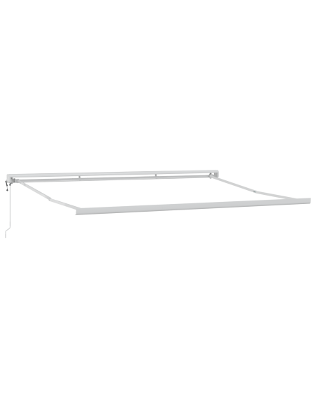 Tenda retrattile manuale Blu e Bianca 350x250 cm