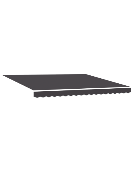 Tenda Retrattile Manuale Arancione e Bianca 350x250 cm