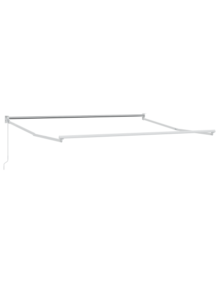 Tenda Retrattile Manuale a Righe Multicolore 350x250 cm