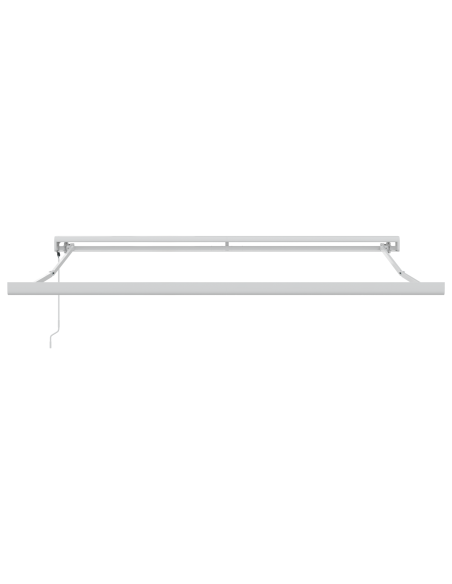 Tenda retrattile manuale a strisce multicolore 350x250 cm