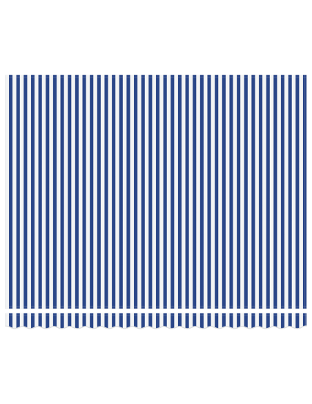 Tenda Retrattile Automatica Blu e Bianca 400x300 cm
