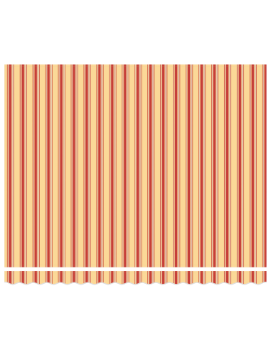 Tenda Retrattile Giallo e Arancione 400 × 300 cm