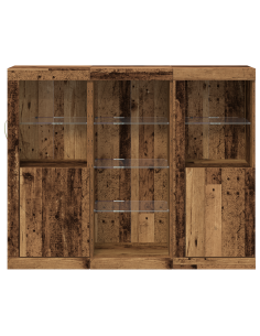 Madia LED Legno vecchio 123 x 37 x 100 cm Legno multistrato 2