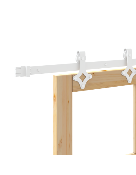 Set di porte scorrevoli  con hardware 61x198.5 cm in legno massello di pino