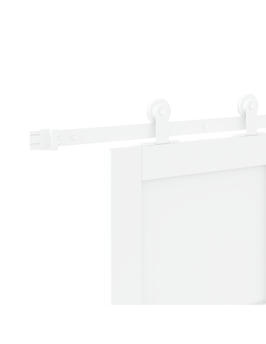 Porta scorrevole Bianco 83 x 202 cm Pino massello