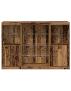 Madia LED Legno vecchio 142,5 x 37 x 100 cm Legno multistrato 2