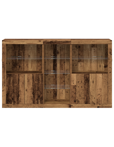 Madia LED Legno vecchio 162 x 37 x 100 cm Legno multistrato