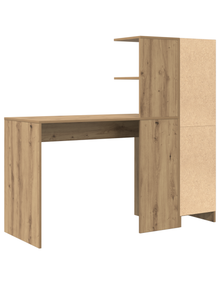 Scrivania con storage Legno di Rovere Ingegnerizzato