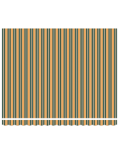 Tenda Retrattile Verde e Giallo 400 × 300 cm Tessuto e Metallo 2